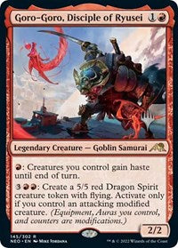 Goro-Goro, Disciple of Ryusei (145) [Promo Pack: Kamigawa: Neon Dynasty]