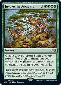 Invoke the Ancients (193) [Promo Pack: Kamigawa: Neon Dynasty]