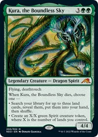 Kura, the Boundless Sky (200) [Promo Pack: Kamigawa: Neon Dynasty]