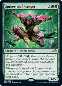 Spring-Leaf Avenger (208) [Promo Pack: Kamigawa: Neon Dynasty]