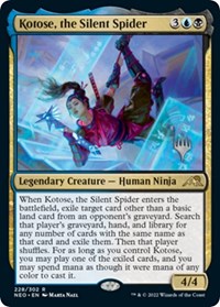 Kotose, the Silent Spider (228) [Promo Pack: Kamigawa: Neon Dynasty]