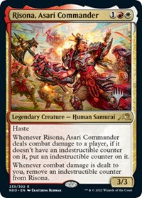 Risona, Asari Commander (233) [Promo Pack: Kamigawa: Neon Dynasty]