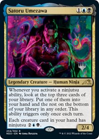 Satoru Umezawa (234) [Promo Pack: Kamigawa: Neon Dynasty]