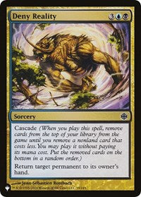 Deny Reality (ARB) (19/145) [The List Reprints]