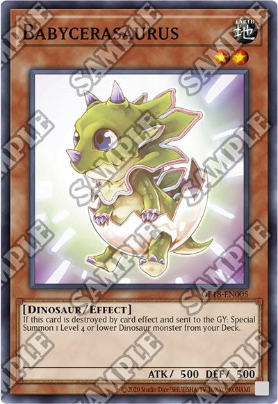 Babycerasaurus (OP18-EN005) [OTS Tournament Pack 18]