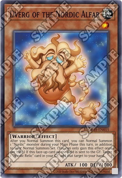 Dverg of the Nordic Alfar (OP18-EN015) [OTS Tournament Pack 18]