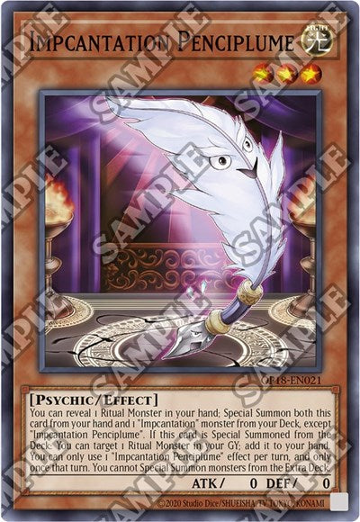 Impcantation Penciplume (OP18-EN021) [OTS Tournament Pack 18]