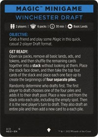 Magic Minigame: Winchester Draft (2) [Kamigawa: Neon Dynasty]
