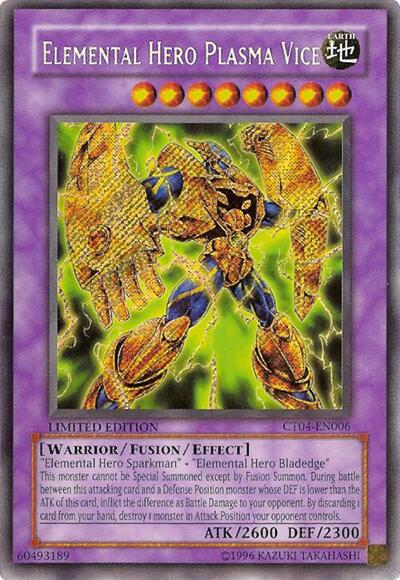 Elemental HERO Plasma Vice (CT04-EN006) [2007 Collectors Tin]