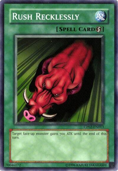 Rush Recklessly (CP02-EN013) [Champion Pack 2]