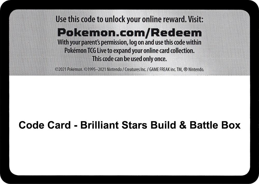 Code Card - Brilliant Stars Build & Battle Box [SWSH09: Brilliant Stars]