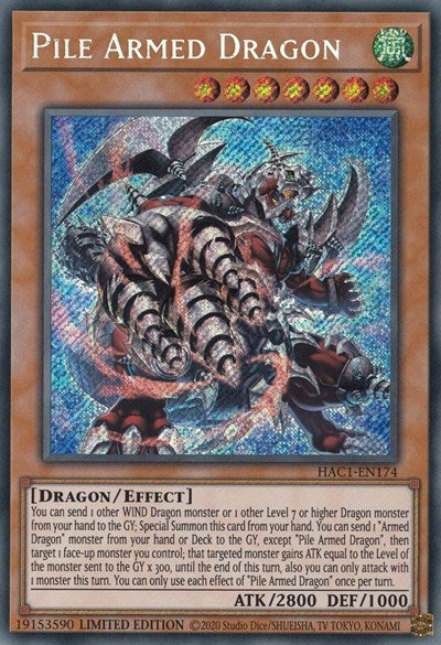 Pile Armed Dragon (HAC1-EN174) [Hidden Arsenal: Chapter 1]