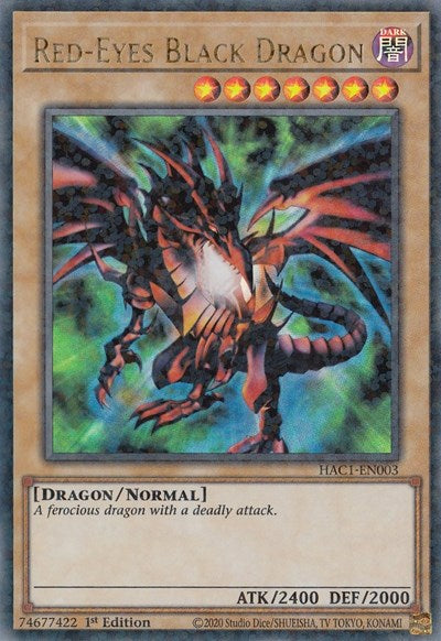 Red-Eyes Black Dragon (Duel Terminal) (HAC1-EN003) [Hidden Arsenal: Chapter 1]