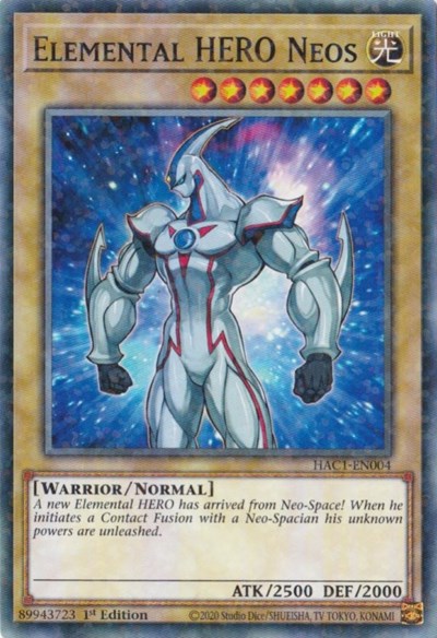 Elemental HERO Neos (Duel Terminal) (HAC1-EN004) [Hidden Arsenal: Chapter 1]