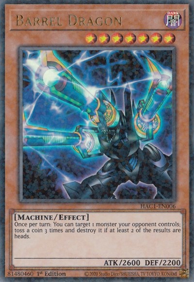 Barrel Dragon (Duel Terminal) (HAC1-EN006) [Hidden Arsenal: Chapter 1]