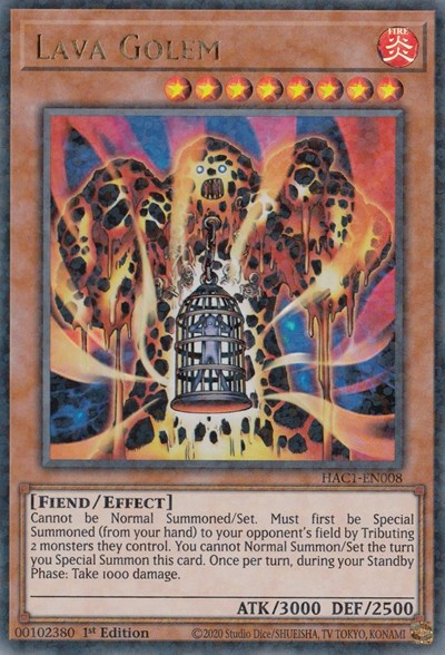 Lava Golem (Duel Terminal) (HAC1-EN008) [Hidden Arsenal: Chapter 1]