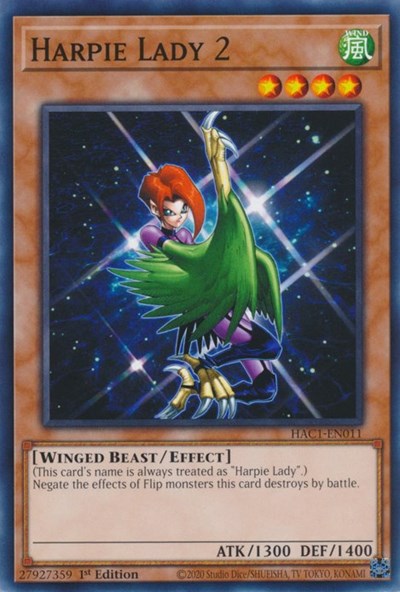 Harpie Lady 2 (HAC1-EN011) [Hidden Arsenal: Chapter 1]