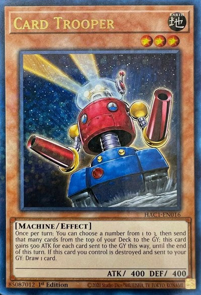 Card Trooper (Duel Terminal) (HAC1-EN016) [Hidden Arsenal: Chapter 1]
