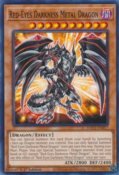 Red-Eyes Darkness Metal Dragon (HAC1-EN017) [Hidden Arsenal: Chapter 1]