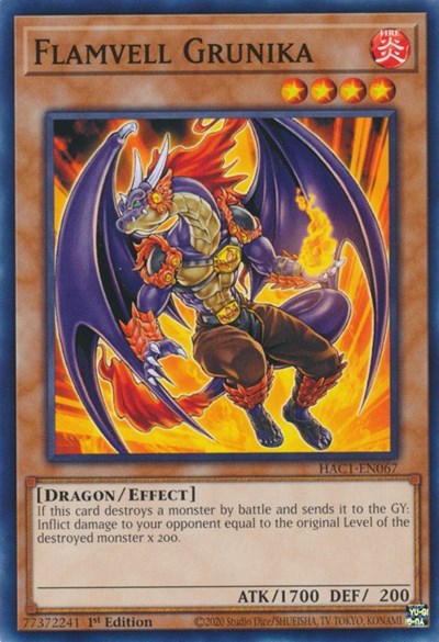Flamvell Grunika (HAC1-EN067) [Hidden Arsenal: Chapter 1]