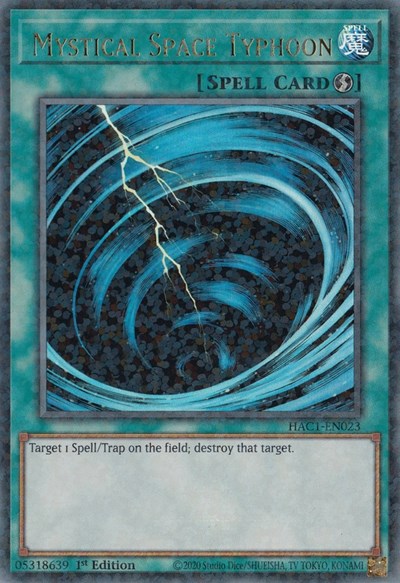 Mystical Space Typhoon (Duel Terminal) (HAC1-EN023) [Hidden Arsenal: Chapter 1]