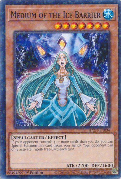 Medium of the Ice Barrier (Duel Terminal) (HAC1-EN034) [Hidden Arsenal: Chapter 1]