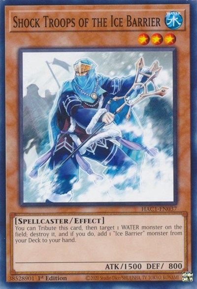 Shock Troops of the Ice Barrier (HAC1-EN037) [Hidden Arsenal: Chapter 1]