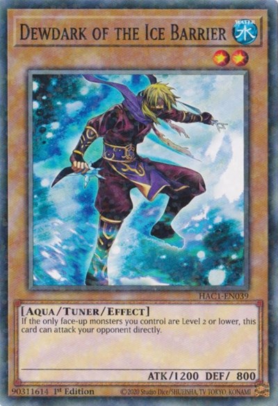 Dewdark of the Ice Barrier (Duel Terminal) (HAC1-EN039) [Hidden Arsenal: Chapter 1]