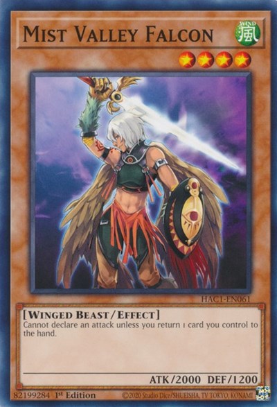 Mist Valley Falcon (HAC1-EN061) [Hidden Arsenal: Chapter 1]