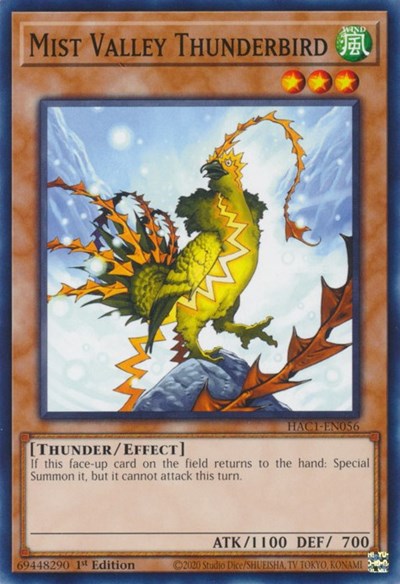 Mist Valley Thunderbird (HAC1-EN056) [Hidden Arsenal: Chapter 1]