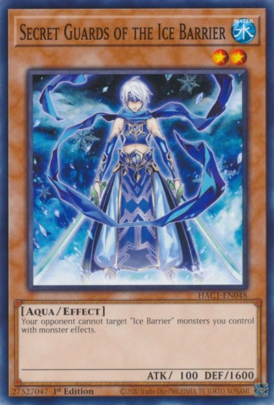 Secret Guards of the Ice Barrier (HAC1-EN048) [Hidden Arsenal: Chapter 1]