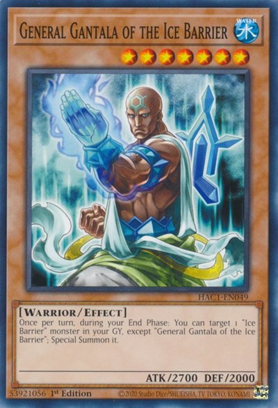 General Gantala of the Ice Barrier (HAC1-EN049) [Hidden Arsenal: Chapter 1]