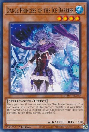 Dance Princess of the Ice Barrier (HAC1-EN050) - Hidden Arsenal: Chapter 1 1st Edition