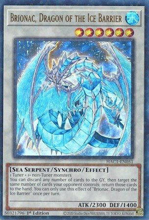 Brionac, Dragon of the Ice Barrier (Duel Terminal) (HAC1-EN051) [Hidden Arsenal: Chapter 1]