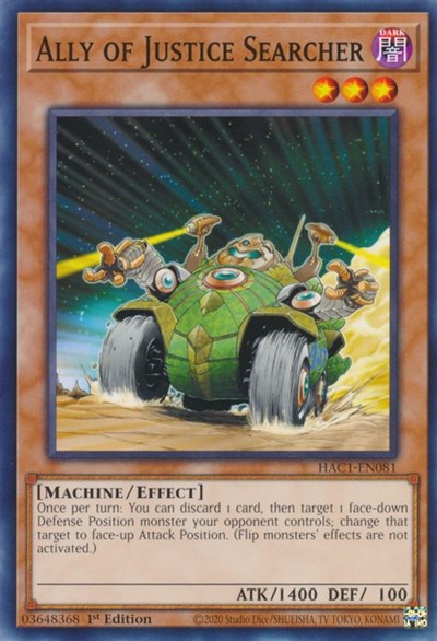 Ally of Justice Searcher (HAC1-EN081) [Hidden Arsenal: Chapter 1]