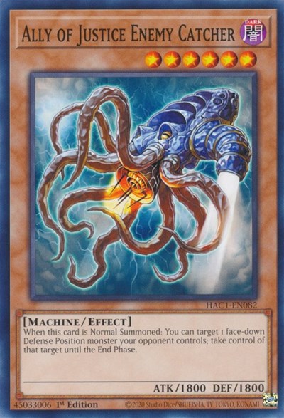 Ally of Justice Enemy Catcher (HAC1-EN082) [Hidden Arsenal: Chapter 1]