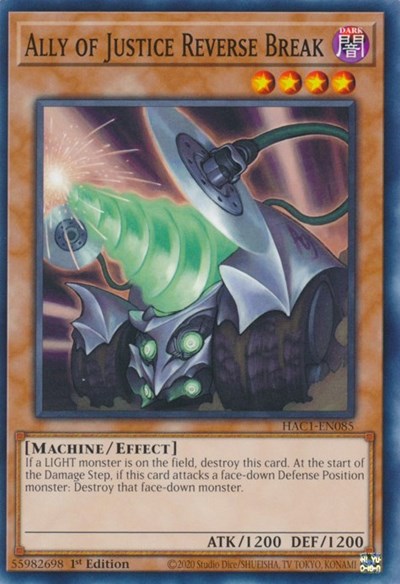 Ally of Justice Reverse Break (HAC1-EN085) [Hidden Arsenal: Chapter 1]