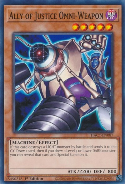 Ally of Justice Omni-Weapon (HAC1-EN087) [Hidden Arsenal: Chapter 1]
