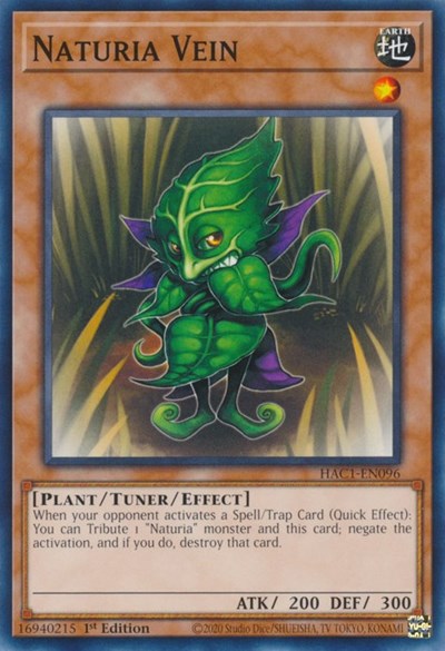 Naturia Vein (HAC1-EN096) [Hidden Arsenal: Chapter 1]