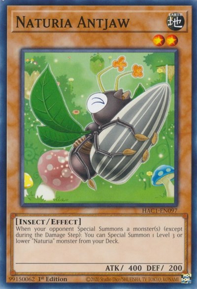 Naturia Antjaw (HAC1-EN097) [Hidden Arsenal: Chapter 1]