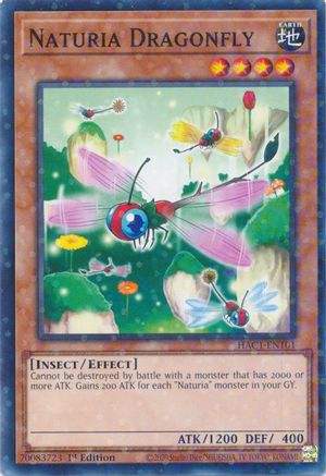 Naturia Dragonfly (Duel Terminal) (HAC1-EN101) - Hidden Arsenal: Chapter 1 1st Edition