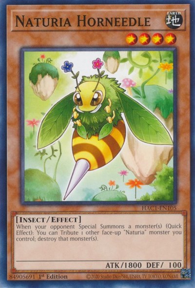 Naturia Horneedle (HAC1-EN105) [Hidden Arsenal: Chapter 1]
