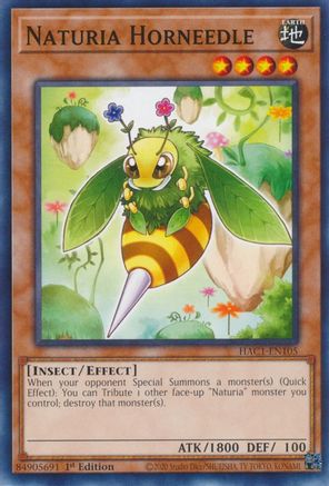 Naturia Horneedle (HAC1-EN105) - Hidden Arsenal: Chapter 1 1st Edition