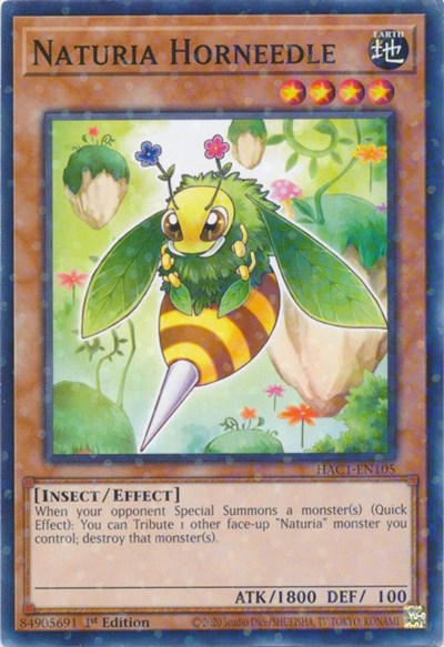 Naturia Horneedle (Duel Terminal) (HAC1-EN105) [Hidden Arsenal: Chapter 1]