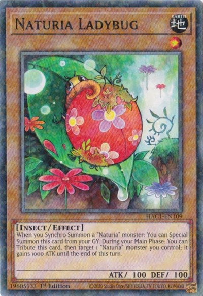 Naturia Ladybug (Duel Terminal) (HAC1-EN109) [Hidden Arsenal: Chapter 1]