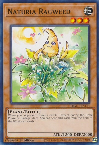 Naturia Ragweed (HAC1-EN114) [Hidden Arsenal: Chapter 1]