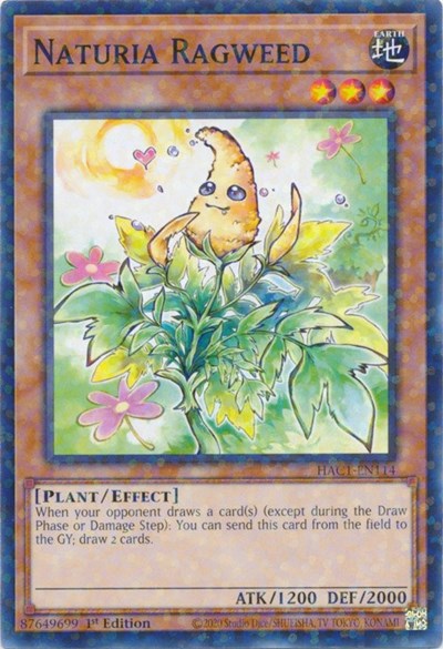 Naturia Ragweed (Duel Terminal) (HAC1-EN114) [Hidden Arsenal: Chapter 1]