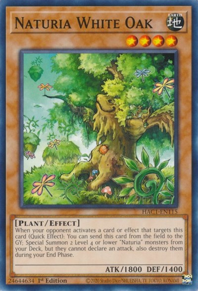 Naturia White Oak (HAC1-EN115) [Hidden Arsenal: Chapter 1]