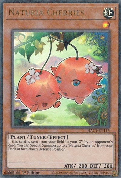 Naturia Cherries (Duel Terminal) (HAC1-EN116) [Hidden Arsenal: Chapter 1]
