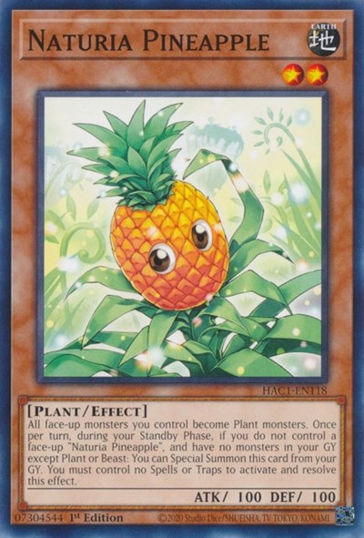 Naturia Pineapple (HAC1-EN118) [Hidden Arsenal: Chapter 1]